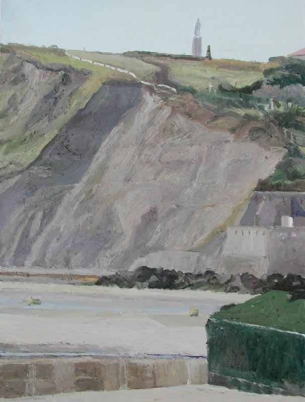 La Vierge et Monument, Arromanches - Hugues dit Pomié Pissarro (b. 1935)